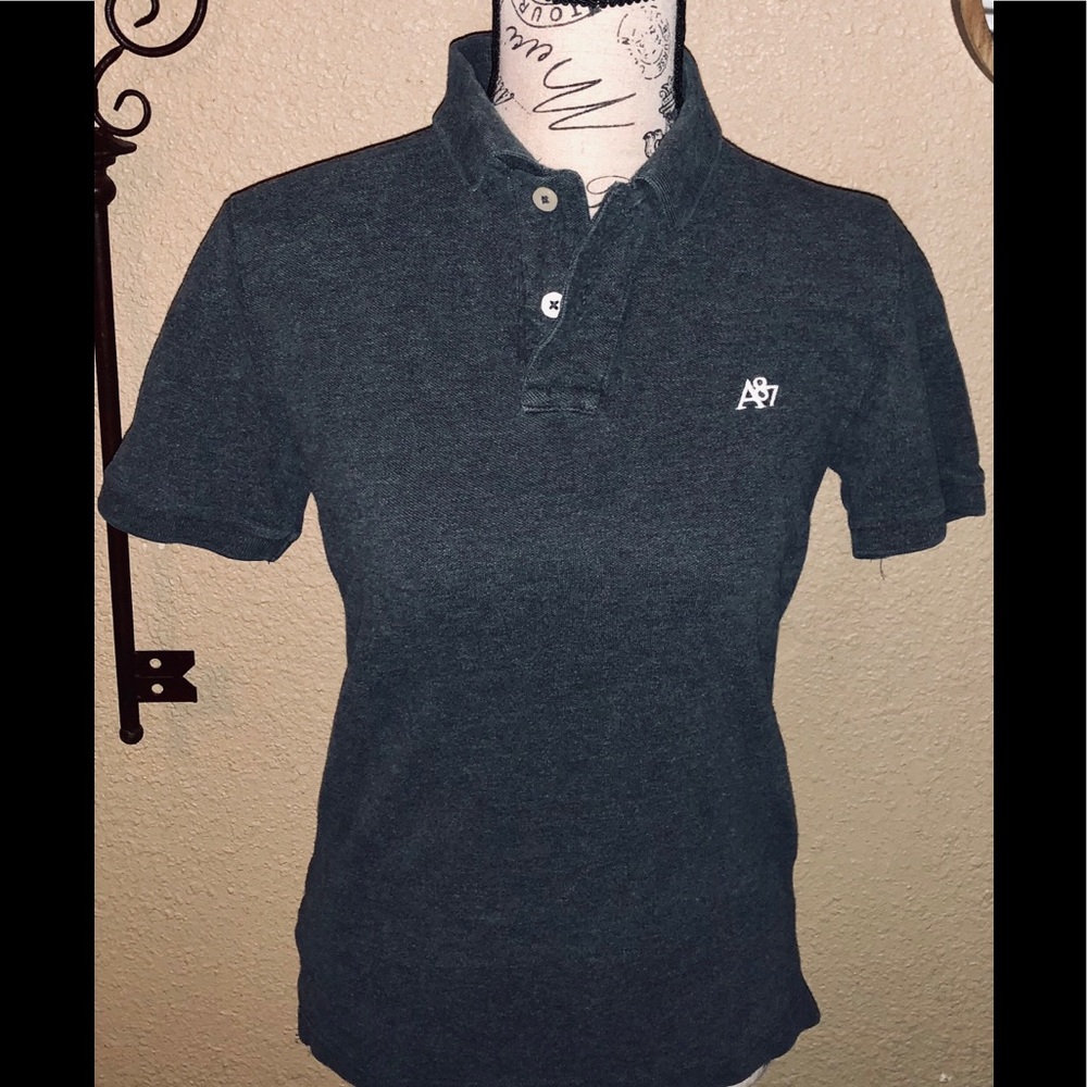 Gray men’s polo shirt